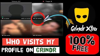 Who visits my Profile on Grindr  Grindr Xtra feature  Who visits my profile on Grindr [upl. by Nibbs]