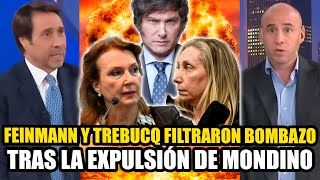 FEINMANN Y TREBUCQ FILTRARON BOMBAZO TRAS LA EXPULSIÓN DE MONDINO MILEI Y KARINA NO LA QUERIAN [upl. by Aramahs354]