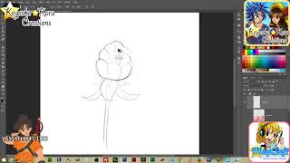 How To Draw a Cloudberry Berry Fruit HowTo PhotoShop Drawing Illustration [upl. by Don]