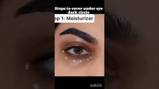 Step to cover under eye dark circleeyeby Neha Arts [upl. by Anaidirib]