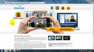 Tutorial  Utilizar IpodIphone como Webcam Mobiola [upl. by Adnuhsar75]