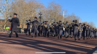 The Band of the RAF Regiment and Band of the Irish Guards  Changing the Guard [upl. by Gelman144]