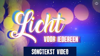 Licht voor Iedereen  Songtekst Lyrics Video  Kerst 2024 [upl. by Yadahs431]