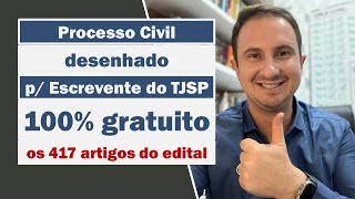 Direito Processual Civil Desenhado para o TJSP [upl. by Asyen684]