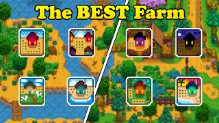 Ranking EVERY Farm Layout in Stardew Valley 16 [upl. by Ahsenav140]