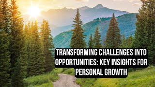 Transforming Challenges into Opportunities Key Insights for Personal Growth [upl. by Yrehc556]