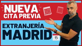 NUEVA CITA PREVIA EXTRANJERÍA MADRID [upl. by Yelkrab]