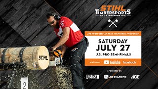 STIHL TIMBERSPORTS® 2024 US PRO SEMIFINALS POOL B​ [upl. by Nylorak79]