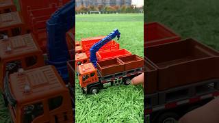 HeavyDuty Transport Truck Dump Truck with Containers amp Crane [upl. by Neb]