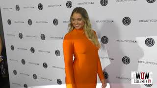 Iskra Lawrence arrives to Beautycon in Los Angeles [upl. by Sadira314]