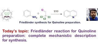 Friedländer synthesis of Quinoline complete mechanistic description [upl. by Nnylecyoj788]