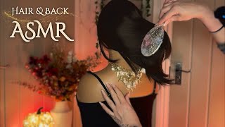 ASMR Whispered Hair amp Back Pampering with Hair Brushing Parting Tapping amp Gold Shell Necklace [upl. by Goodrow723]