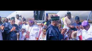 Obasanjo Honored With Fulani Attire During His Visit To Bauchi State [upl. by Narud99]