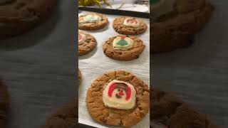 Christmas Cookies 🎄🤶🏼❤️ christmas cooking viralvideo viralshort food dessert recipe [upl. by Enoval834]