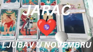 JARAC ♑ Luda ljubav 💞🍀✨ LJUBAV U NOVEMBRU TAROT [upl. by Atinwahs]