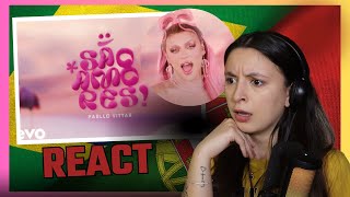 REACT Pabllo Vittar  São Amores [upl. by Koblick]