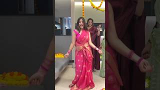 Chammak Challo  Viral Pink Saree  ShahRukh Khan  Reels  Chammak Challo Dance Cover Instagram [upl. by Ling]