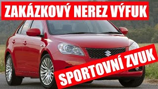 Suzuki Kizashi 24 4x4 CVT  zakázkový nerez výfuk DCarcz [upl. by Kluge714]