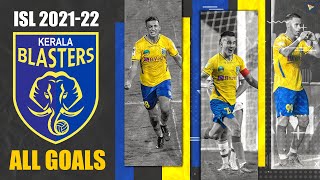 ISL 202122 All Goals Kerala Blasters FC ft Alvaro Vazquez Sahal Pereyra Diaz amp Adrian Luna [upl. by Raama]