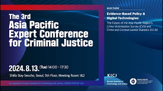 The 3rd The 3rd Asia Pacific Expert Conference for Criminal Justice APECCJ [upl. by Gnouhk]