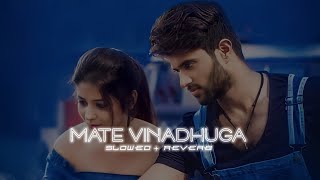 Maate Vinadhuga Song Slowed  Reverb Taxiwaala  Vijay DeverakondaPriyanka  Sid Sriram [upl. by Leahcimrej30]