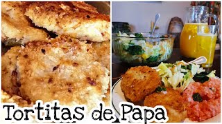 Como hacer Tortitas de Papa con Atún 🥔🐟  Preparemos ricas tortitas de papa [upl. by Kape]