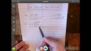 Derivatives involving ex  Intro amp Basics [upl. by Akenaj]