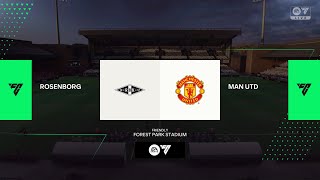 Rosenborg BK vs Manchester United  Club Friendly  15th July 2024 Full Match 4K  FC 24 [upl. by Zechariah694]