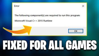 Fix The Following Components Are Required To Run This Program Microsoft Visual C 2015 Runtime [upl. by Amor]