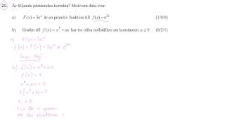 Nationella provet i matematik 3b uppgift 21 [upl. by Ycnalc]