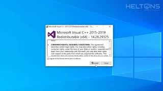 How to Download and Install Visual Studio C 2019 Redistributable for OBS Studio [upl. by Ahsieuqal507]