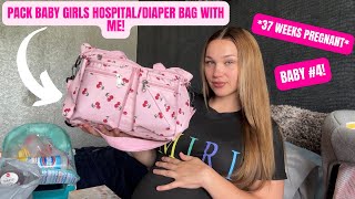 Pack My Newborns Diaper BagHospital Bag With Me  Last minute shopping haul  37 weeks pregnant [upl. by Alphard]