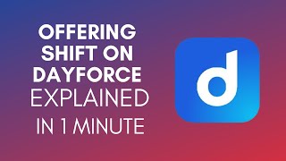 How To Offer Shift On Dayforce 2024 [upl. by Fernanda]