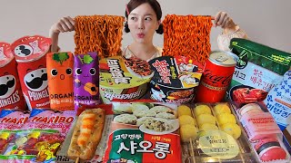 조리원 첫 속세음식 🤩 편의점 털기 ✨ 불닭볶음면 라면 만두 디저트 먹방 Korean Convenience Store Food Ramen Mukbang ASMR Ssoyoung [upl. by Swehttam]