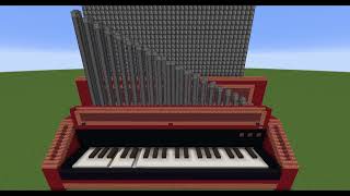 Automatic Note Block Organ plays Star Spangled Banner No mods or commands [upl. by Pettiford]