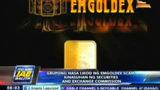 Grupong nasa likod ng Emgoldex scam kinasuhan ng Securities and Exchange Commission [upl. by Aikemal]