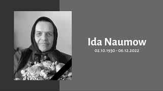 Ida Naumow  Beerdigung amp Beisetzung [upl. by Waring]