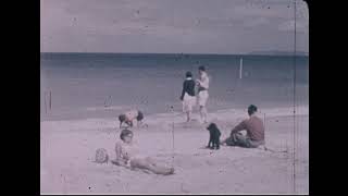 A family holiday in Trouville sur Mer Normandy France 1956 [upl. by Neelram740]