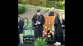 Footage from Bethel Park High Schools 2022 graduation shows Thomas Crooks the sh00ter diploma [upl. by Bhatt]