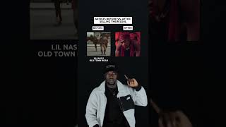 Artists Before Vs After Selling Their Soul Lil Nas X quotOld Town Roadquot amp quotmonteroquot shorts lilnasx [upl. by Neyugn]