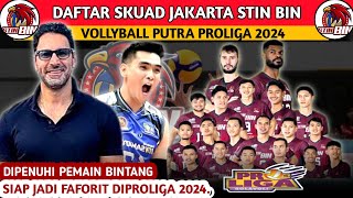 RIVAN NURMULKI MERAPAT DAFTAR SKUAD SEMENTARA JAKARTA STIN BIN VOLLI PUTRA PROLIGA INDONESIA 2024 [upl. by Aljan]