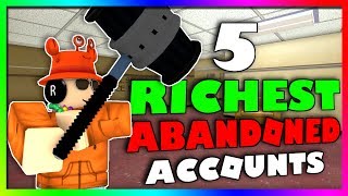 5 Richest Abandoned Roblox Accounts [upl. by Frum766]