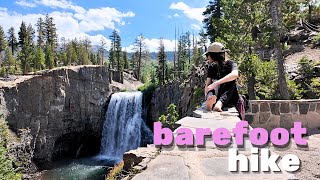 barefoot hike to a magical waterfall ✨ [upl. by Emanuel]