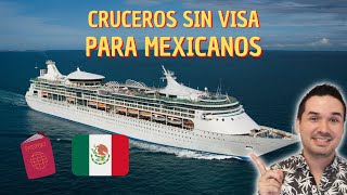 🇲🇽 Cruceros por el Caribe sin visa 20242025 con PASAPORTE de MÉXICO [upl. by Bolton]