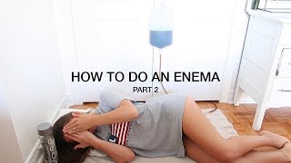 HOW TO DO A COFFEE ENEMA  PART 2 [upl. by Arabela894]