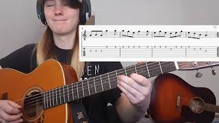 Drummond Castle Jig Guitar Lesson Scottish Session Tune with Tab [upl. by Bixler103]