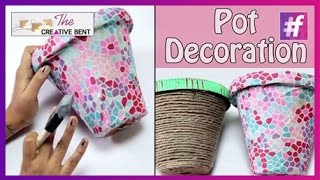 Decorate Terracota Planters  DIY with Swati [upl. by Sergu]