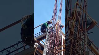 Steel working share skills construction share video [upl. by Nnylarat]