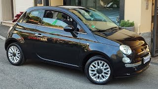 Fiat 500C Cabriolet 12 capote rossa [upl. by Nimsay]