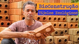 Tijolo Ecologico Bioconstrução [upl. by Rambert]